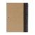 Eco notitieboekje (ca. A5) met balpen zwart