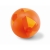Kleine transparante strandbal (23,5 cm) oranje