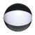 BeachBall strandbal (28 cm) wit/zwart