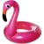 Flamingo opblaasbare zwemband magenta