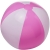 Bora stevige strandbal (40 cm) roze/ wit