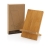 Bamboe telefoonstandaard in kraft verpakking bruin