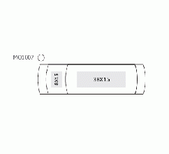 Crystalink USB 1GB Crystalink USB 1GB bedrukken