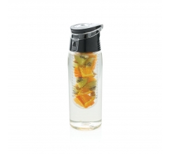 Afsluitbare waterfles met infuser bedrukken