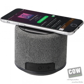 Afbeelding van relatiegeschenk:Fiber 3W draadloze oplaadbare Bluetooth® speaker