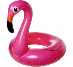Flamingo opblaasbare zwemband bedrukken