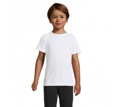 SPORTY kinder t-shirt 140g bedrukken