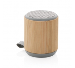 Bamboe en fabric 3W draadloze speaker bedrukken