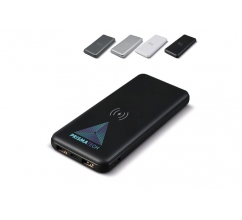 Powerbank Elite met draadloze oplader 8.000mAh 5W bedrukken