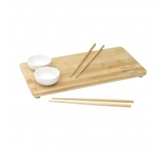 Temaki Bamboo Sushi Tray geschenkset bedrukken
