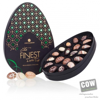 Afbeelding van relatiegeschenk:The Finest Easter Egg Green - Chocolade paaseitjes Chocolade paaseitjes