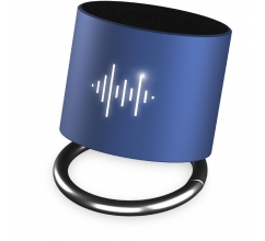SCX.design S26 speaker 3W voorzien van ring met oplichtend logo bedrukken