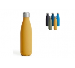 Sagaform Nils stalen fles Rubber 500ml bedrukken